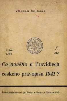 Co nového v Pravidlech českého pravopisu 1941?