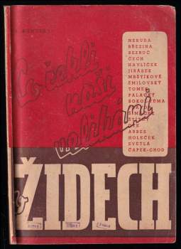 Co řekli naši velikáni o Židech