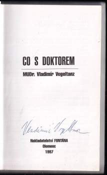 Vladimír Vogeltanz: Co s doktorem