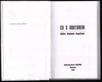 Vladimír Vogeltanz: Co s doktorem