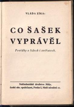 Vláďa Zíka: Co šašek vyprávěl