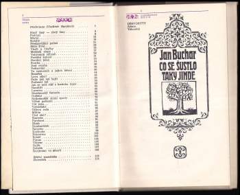 Jan Buchar: Co se šustlo taky jinde