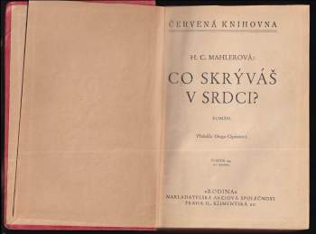 Hedwig Courths-Mahler: Co skrýváš v srdci?
