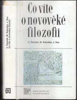 Vladimír Čechák: Co víte o novověké filosofii