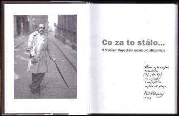 Miloš Kopecký: Co za to stálo--