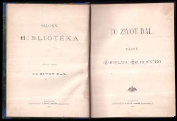 Jaroslav Vrchlický: Co život dal