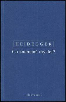 Co znamená myslet?