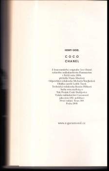 Henry Gidel: Coco Chanel