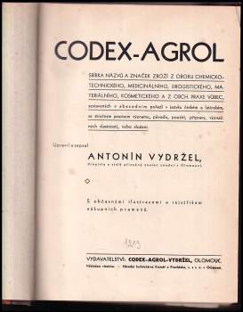 Antonín Vydržel: Codex-agrol