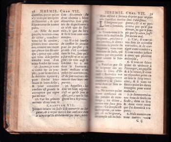 Commentaire litteral sur la Sainte Bible contenant l ́Ancien et le Nouveau Testament inseré dans la traduction française - Tome Septieme