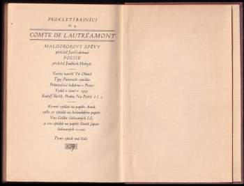 Lautréamont: Comte de Lautréamont