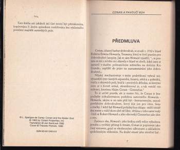 L. Sprague De Camp: Conan a Pavoučí bůh