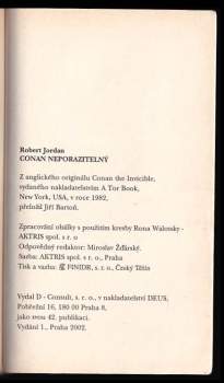 Robert Jordán: Conan neporazitelný