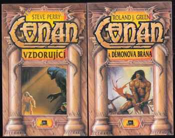 Robert Ervin Howard: KOMPLET 6x CONAN: Conan Vítězný + Conan Nepřemožitelný + Conan bukanýr + Conan a Démonova brána + Conan vzdorující + Conan ochránce