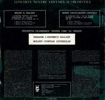 Orchestra simfonică a Filarmonicii „G. Dima” din Brașov: Concerte Pentru Chitară Și Orchestră