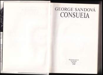 George Sand: Consuela