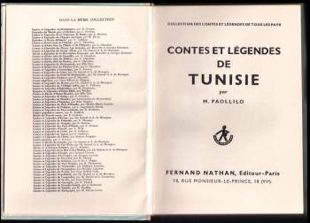 M Paollilo: Contes et légendes de Tunisie