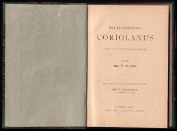William Shakespeare: Coriolanus