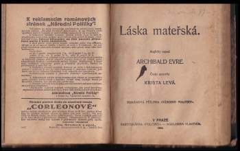 Francis Marion Crawford: Corleonové + Láska mateřská
