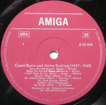 Count Basie: Count Basie & Jimmy Rushing