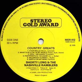 Shorty Long: Country Greats