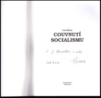 Ivan Hlivka: Couvnutí socialismu