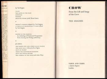 Ted Hughes: Crow: From the Life and Songs of the Crow