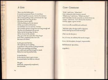 Ted Hughes: Crow: From the Life and Songs of the Crow