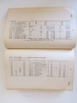 ČSAD jízdní řád 1989/1990 Východočeský kraj