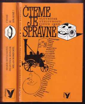 Čteme je správně? : slovníček výslovnosti cizích jmen - František Honzák, Marie Honzáková, Milan Romportl (1996, Albatros) - ID: 516013