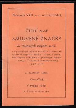 Alois Hlídek: Čtení map