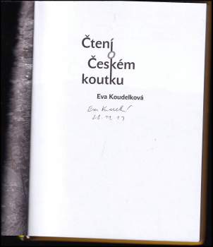 Eva Koudelková: Čtení o Českém koutku