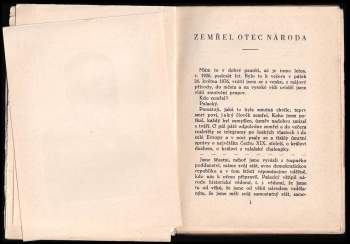 Karel Kálal: Čtení o Fr. Palackém