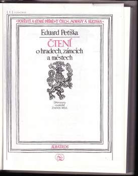 Eduard Petiška: Čtení o hradech, zámcích a městech