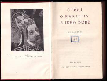 Čtení o Karlu IV. a jeho době