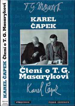 Karel Čapek: Čtení o T. G. Masarykovi