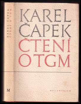 Čtení o T.G. Masarykovi - Karel Čapek (1969, Melantrich) - ID: 770394