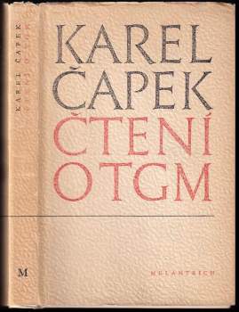Karel Čapek: Čtení o T. G. Masarykovi