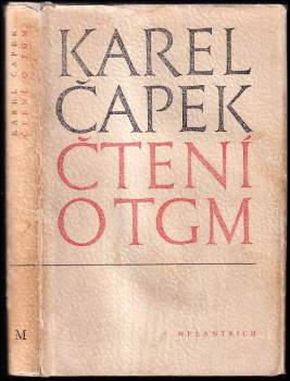 Čtení o T.G. Masarykovi - Karel Čapek (1969, Melantrich) - ID: 762862