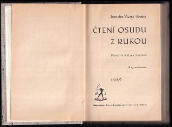 Jean Des Vignes Rouges: Čtení osudu z rukou