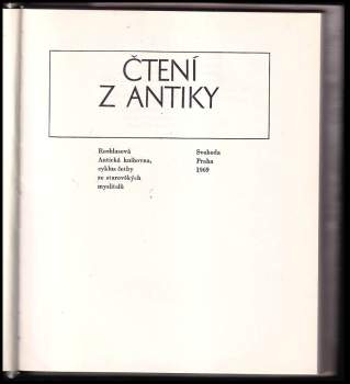 Čtení z antiky
