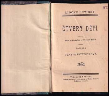 Vlasta Pittnerová: Čtvery děti