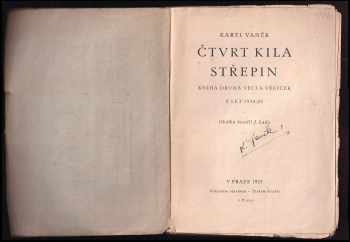 Karel Vaněk: Čtvrt kila střepin