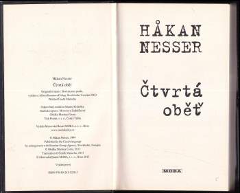 Håkan Nesser: Čtvrtá oběť