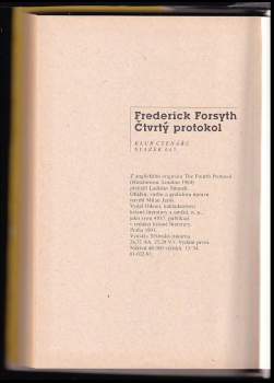 Frederick Forsyth: Čtvrtý protokol
