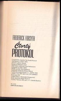 Frederick Forsyth: Čtvrtý protokol