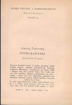 Nikolaj Kornejevič Čukovskij: Čtyři kapitáni