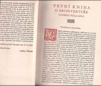 Andrea Palladio: Čtyři knihy o architektuře