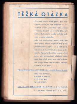 Alfred Edward Woodley Mason: Čtyři péra : Román