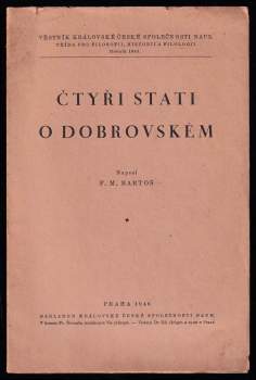 Čtyři stati o Dobrovském